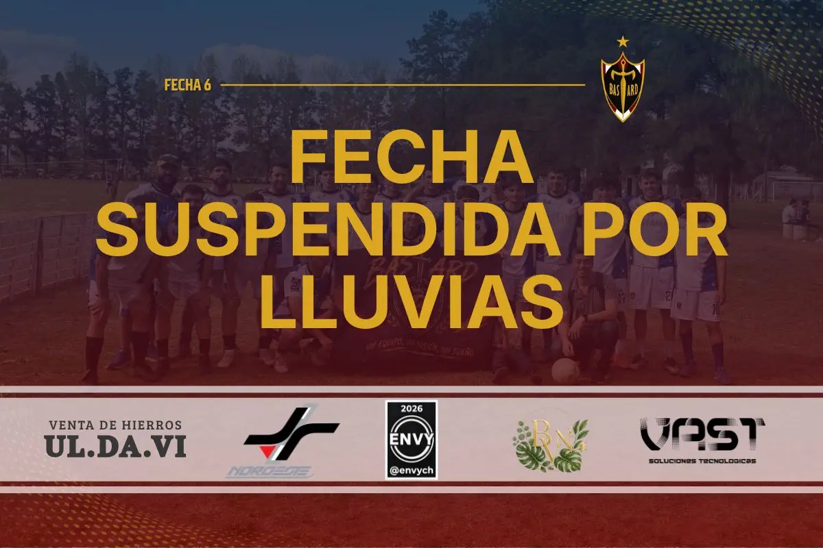 FECHA 6 SUSPENDIDA (Nuevamente)